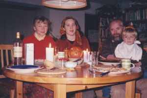 Dinner at the Featherstones photo Fay Blackburn