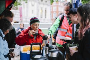 Serving Soup at Extinction Rebellion Oct 2019 photo Mark Richards