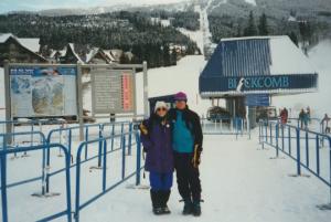 Whistler with Alex 1996 photo Fay Blackburn