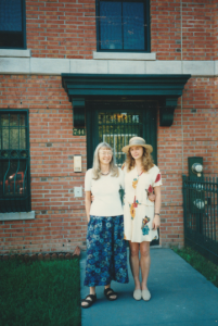 With Emma in Brooklyn 1996 photo Fay Blackburn