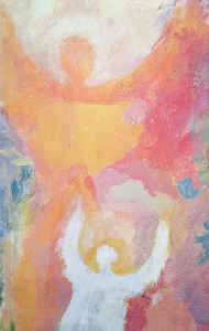 Angel drawing by Barbara Thomas