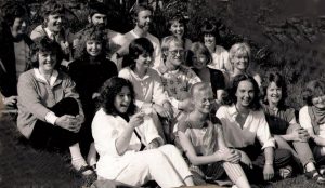 1988 Orientation group photo Findhorn Foundation
