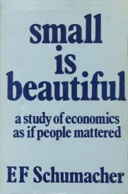 EF Schumacher Small Is Beautiful book cover 1973