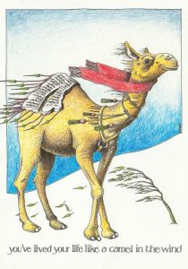 cartoon: You lived your life like a camel in the wind.