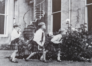 Christopher, Jonathan, David Caddy at Cluny photo Findhorn Foundation