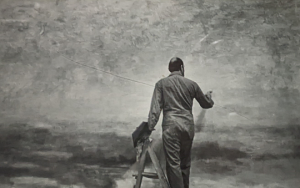 Haydn Stubbing painting photo Findhorn Foundation