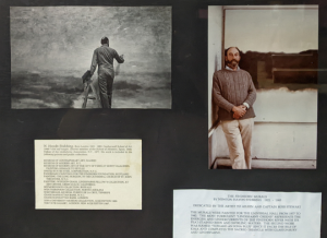 Stubbing Universal Hall murals info display photo Cornelia Featherstone