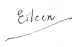 Eileen signature from letter about money