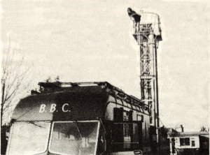 Outside broadcast transmitter photo Findhorn Foundation
