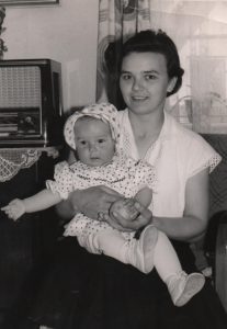 Mum and I 1959 photo Cornelia Featherstone