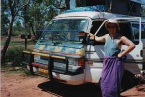 Travels in Oz 1998 and 9 with Rainbow Van Travels in Oz 1999 photo Alan Watson Featherstone