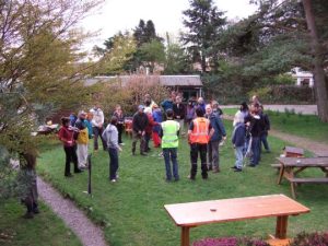 Universal Hall roof transformation volunteers photo Peter Valance