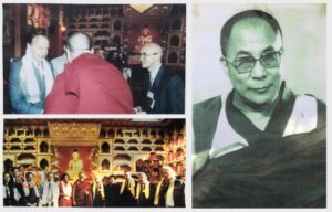 George meets the Dalai Lama photo George Goudsmit