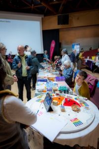 Celebrating Enterprise stalls 2 photo Mark Richards Aurora Imaging