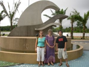 Jane, Liza & Moo Tsunami Memorial