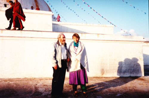 Nepalese monastery with KT 1994 photo Alan Jacobsen