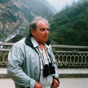On Friendship Bridge Nepal Tibet border 1993 photo Alan Jacobsen
