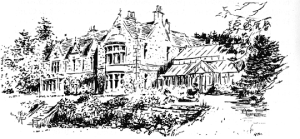 NewBold House drawing by Harley Miller for Sights&Insights