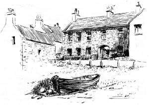 Station House drawing by Harley Miller for Sights&Insights