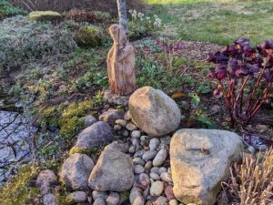 The Thinker in Findhorn photo C Featherstone