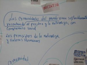 Cochabamba Working on Values photo Marion Remus