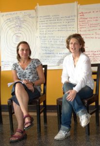 Coroico Teamwork AOPEB staff with Gill Emslie and Ana Rhodes photo Marion Remus