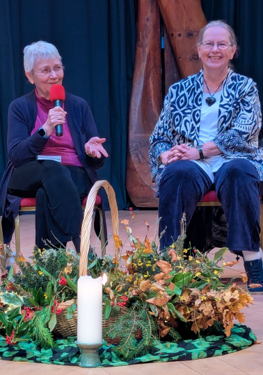Mary Inglis and Judy McAllister photo Cornelia Featherstone