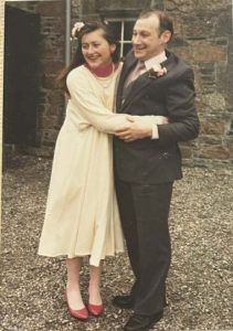 Josephine and Michael Winter wedding 1986 photo Michael Winter