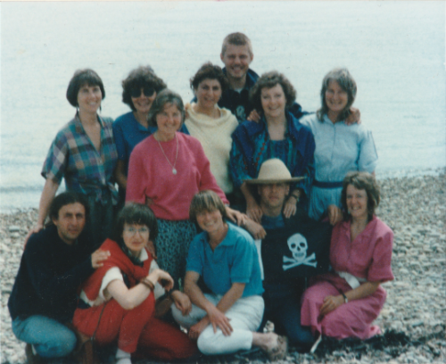 Cullerne team on the beach photo Judith Bone