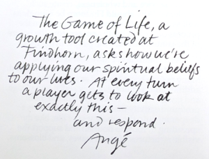 Faces of Findhorn quote p 36