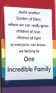 One Incredible Family lyrics extract