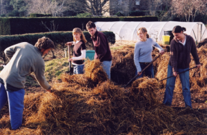 Hay kids Findhorn College Semester Study programme photo Dave Till