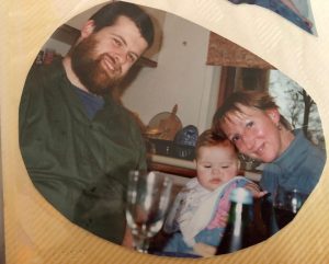 With Roger Buck and his daughter Mary in Cambridge Centre days photo Romany Buck